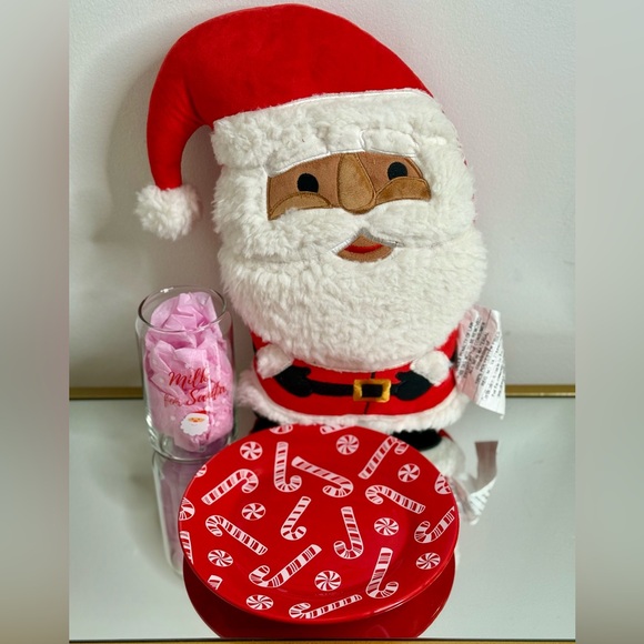 Santa Claus Plush with Milk and Cookies Set - Picture 3 of 3